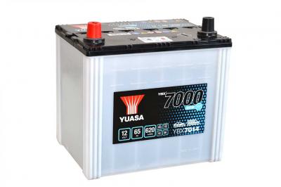 Yuasa EFB Start Stop Plus YBX7014 akkumulátor, 12V 65Ah 620A B+, japán